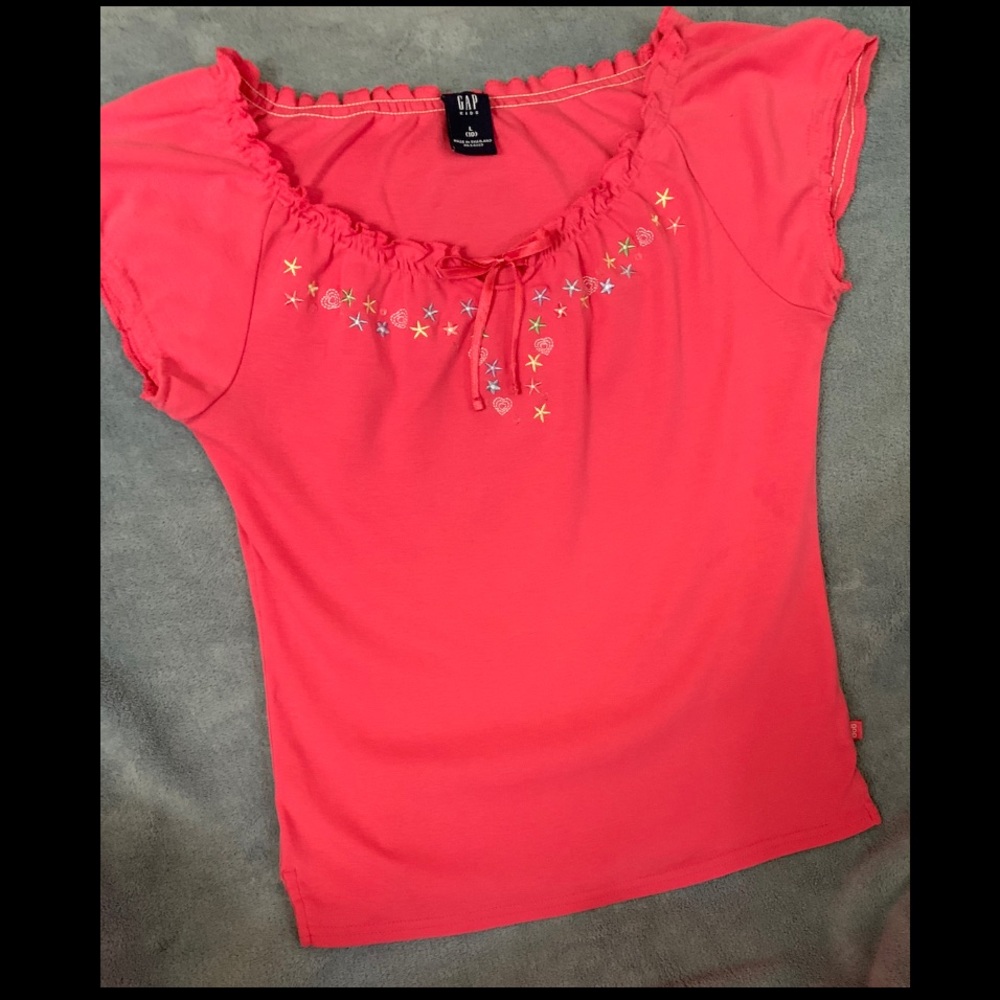 "GAP" Girls Pink Blouse     Sz 10